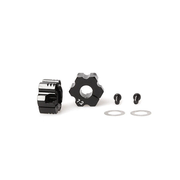 PR Racing Wheel Hex -12mm x 7.2mm (2pcs)