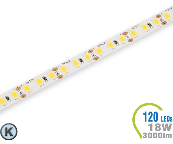 V-TAC LED Stripe 120 LED/m 3000 lm/m A++ Kaltweiß