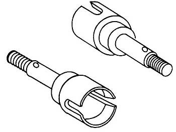 Robitronic Antriebswelle Radachse (2 Stk)
