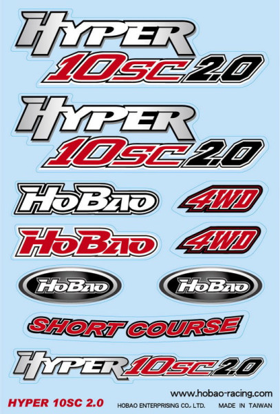 HoBao HYPER 10SC 2.0 DECAL
