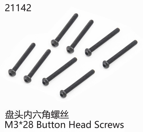 Halbrundkopfschraube M3*28