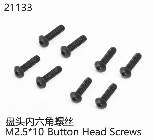 Halbrundkopfschraube M2,5*10