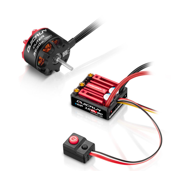 Hobbywing Combo WP10BL80-G2 QuicRun Outer 3530SL-1700kV