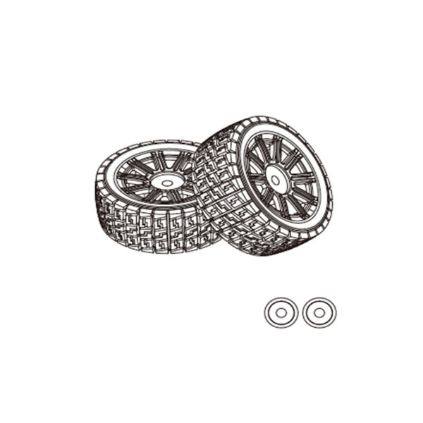 14302/14303 Gummireifen