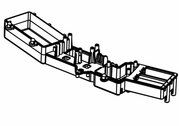 MCD Racing Servo und Elektronik Platte für Rhino / Hitec