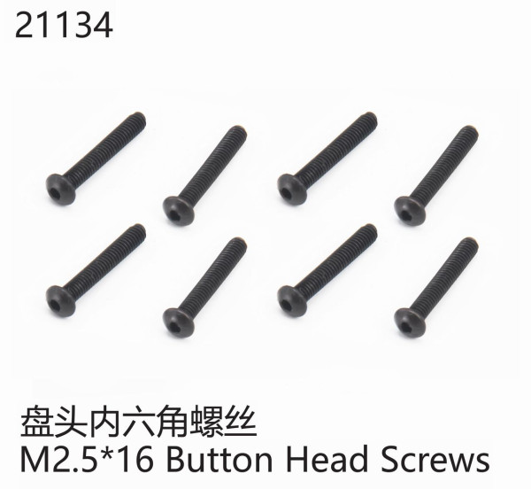 Halbrundkopfschraube M2,5*16